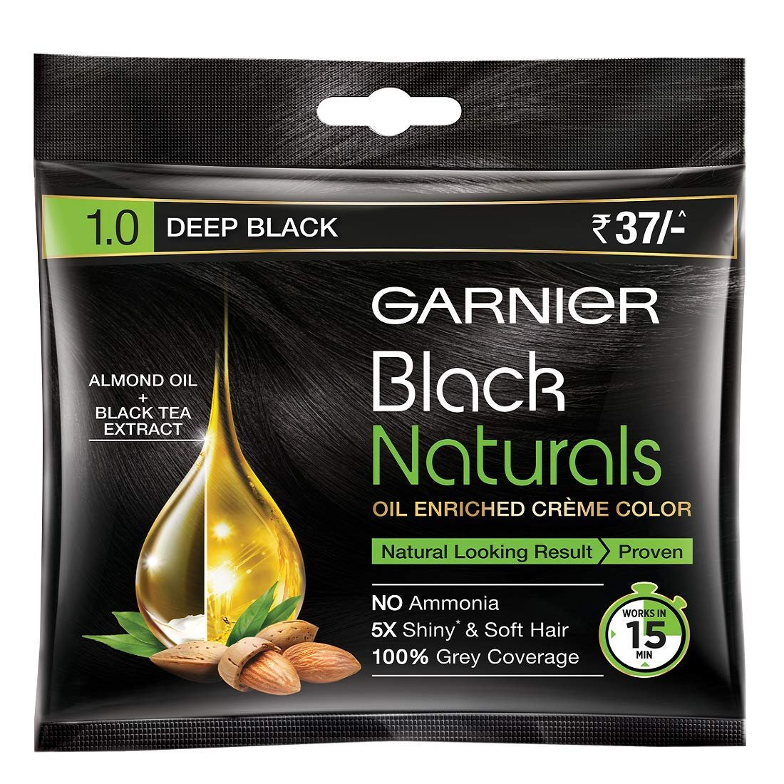 Black Naturals Shade 1 - Deep Black
